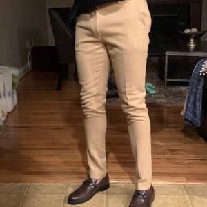 ASOS Skinny Tan Dress Pants